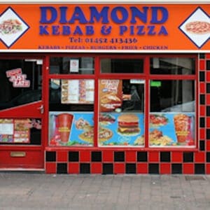 Diamond Kebab and Pizza Eastgate Street Gloucester Four Gates
